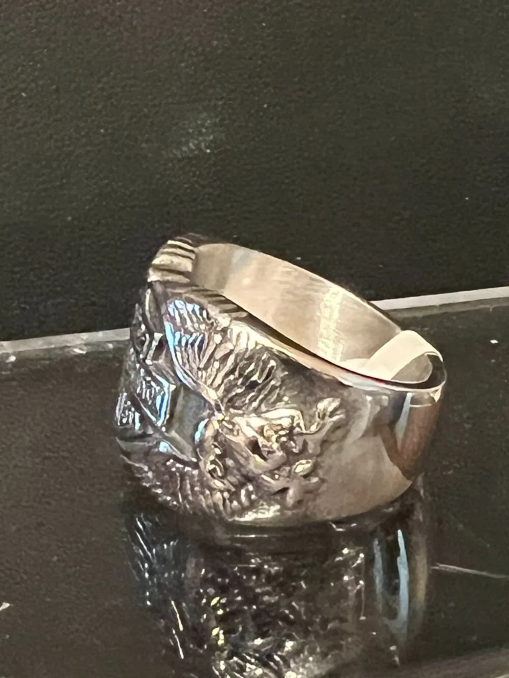Harley-Davidson Eagle Shield Ring Size 11 (282)